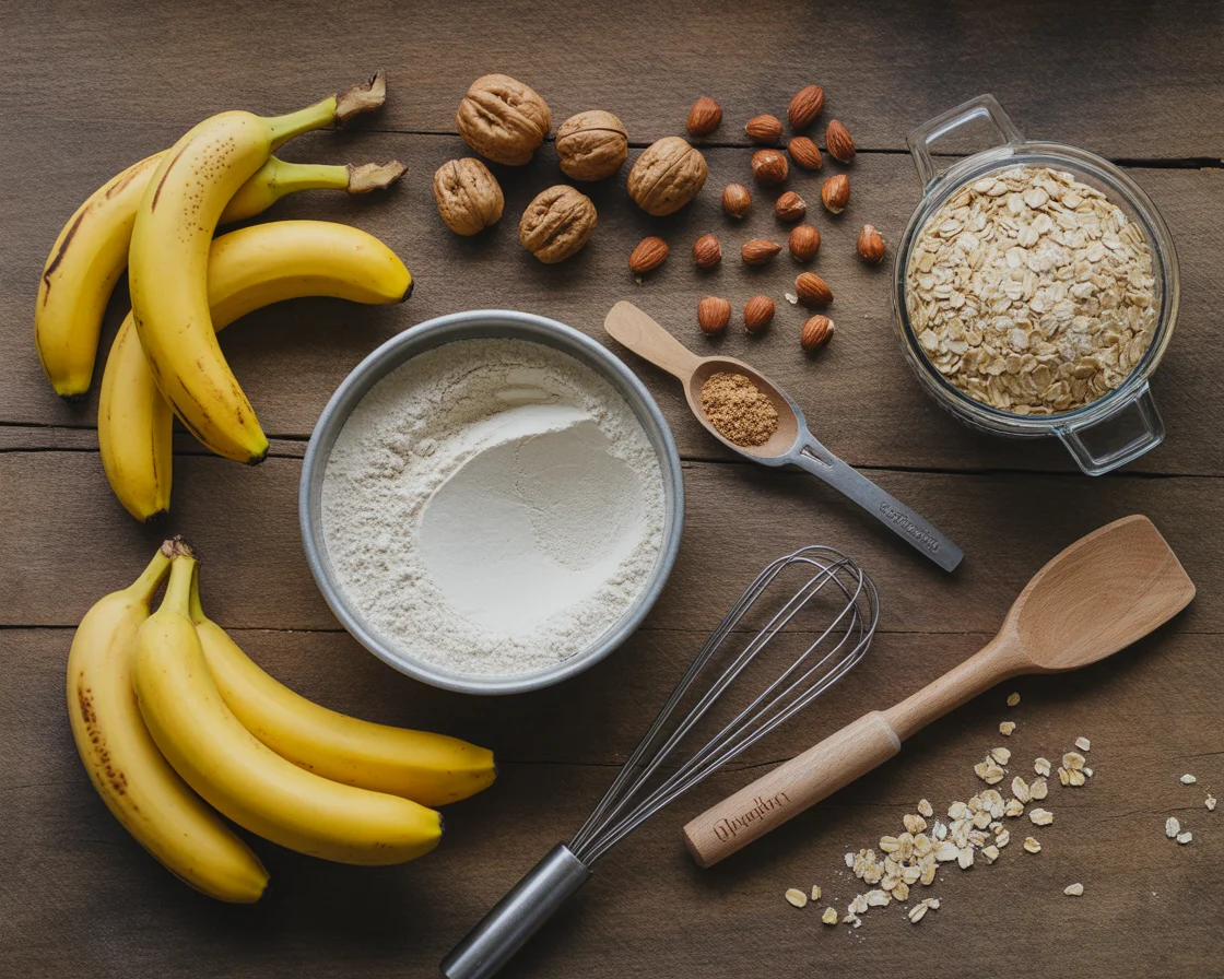 Dilecious Oat flour banana bread Recipe