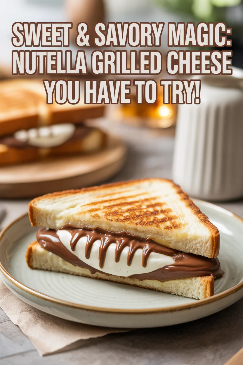 Sweet & Savory Magic: Nutella Grilled Cheese You Have to Try!