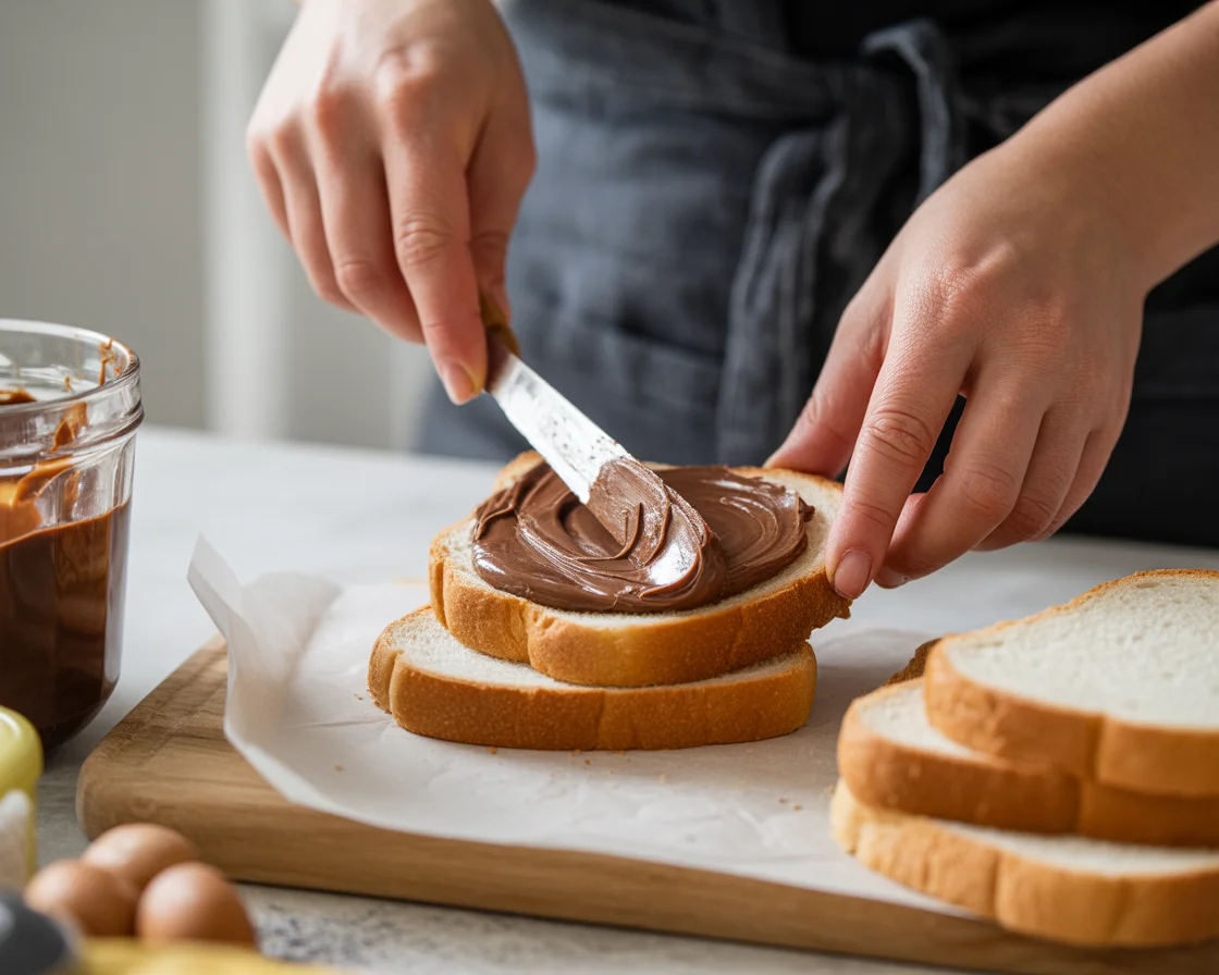 Nutella grilled cheese