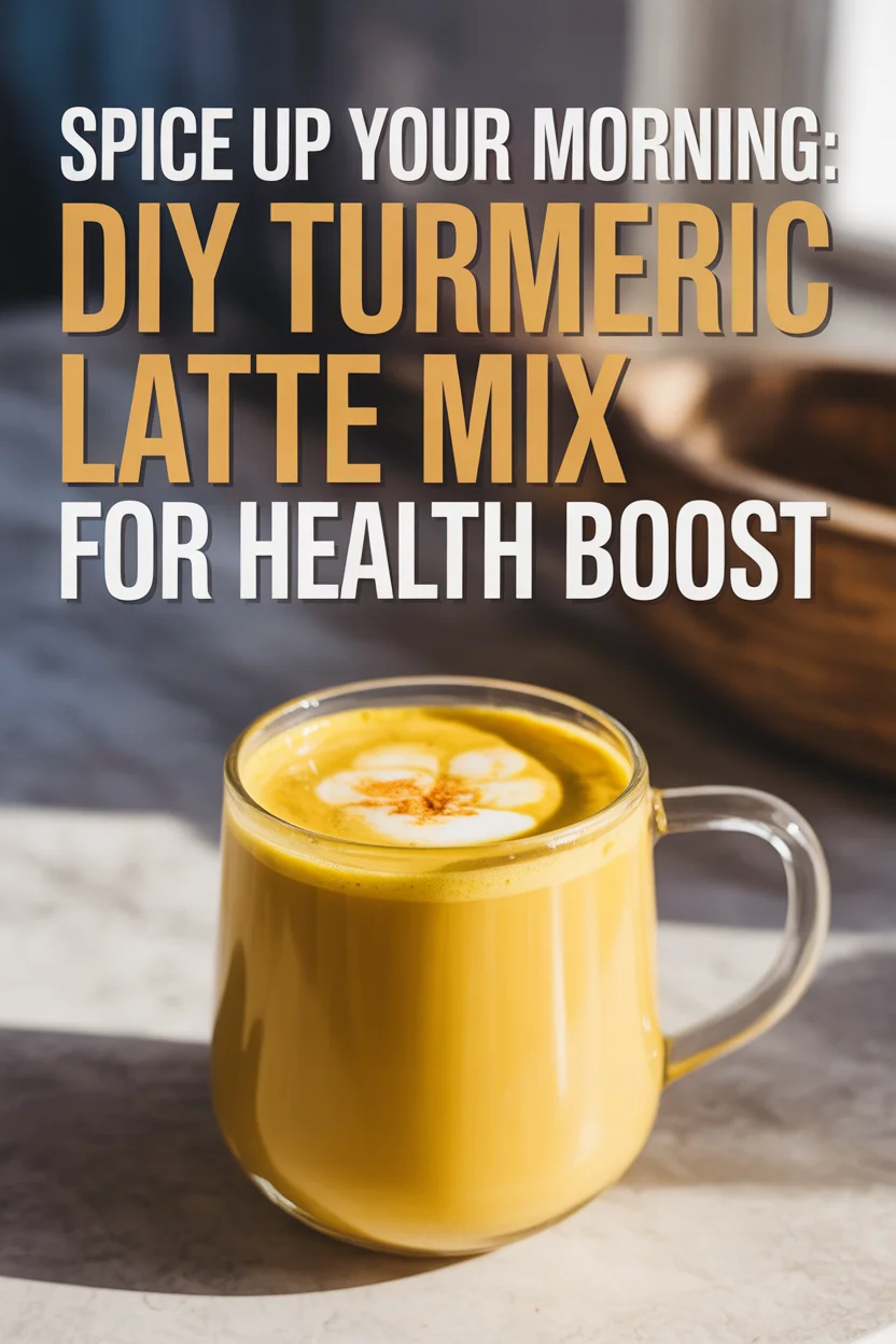Spice Up Your Morning: DIY Turmeric Latte Mix for Health Boost