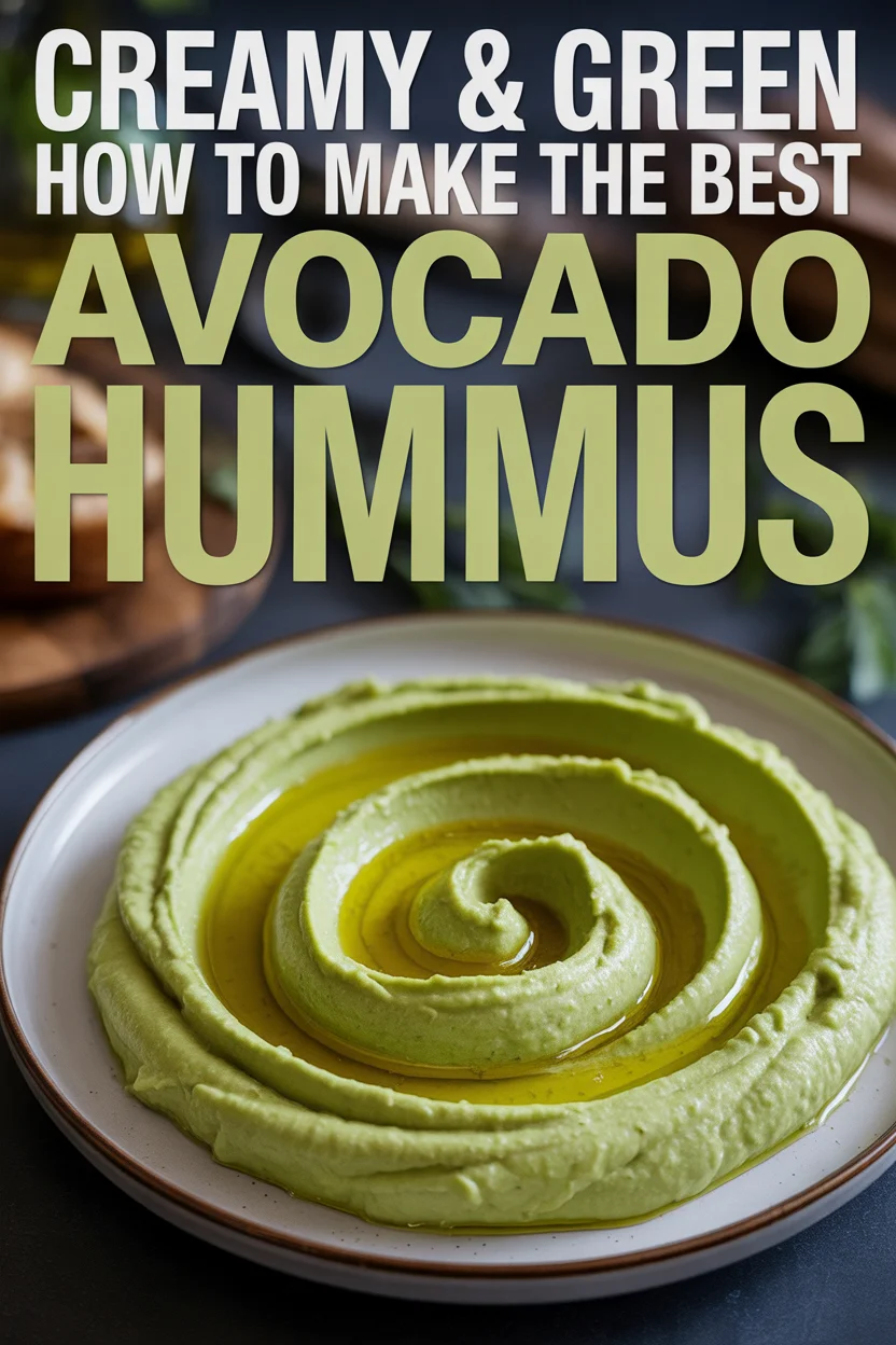 Creamy & Green: How to Make the Best Avocado Hummus