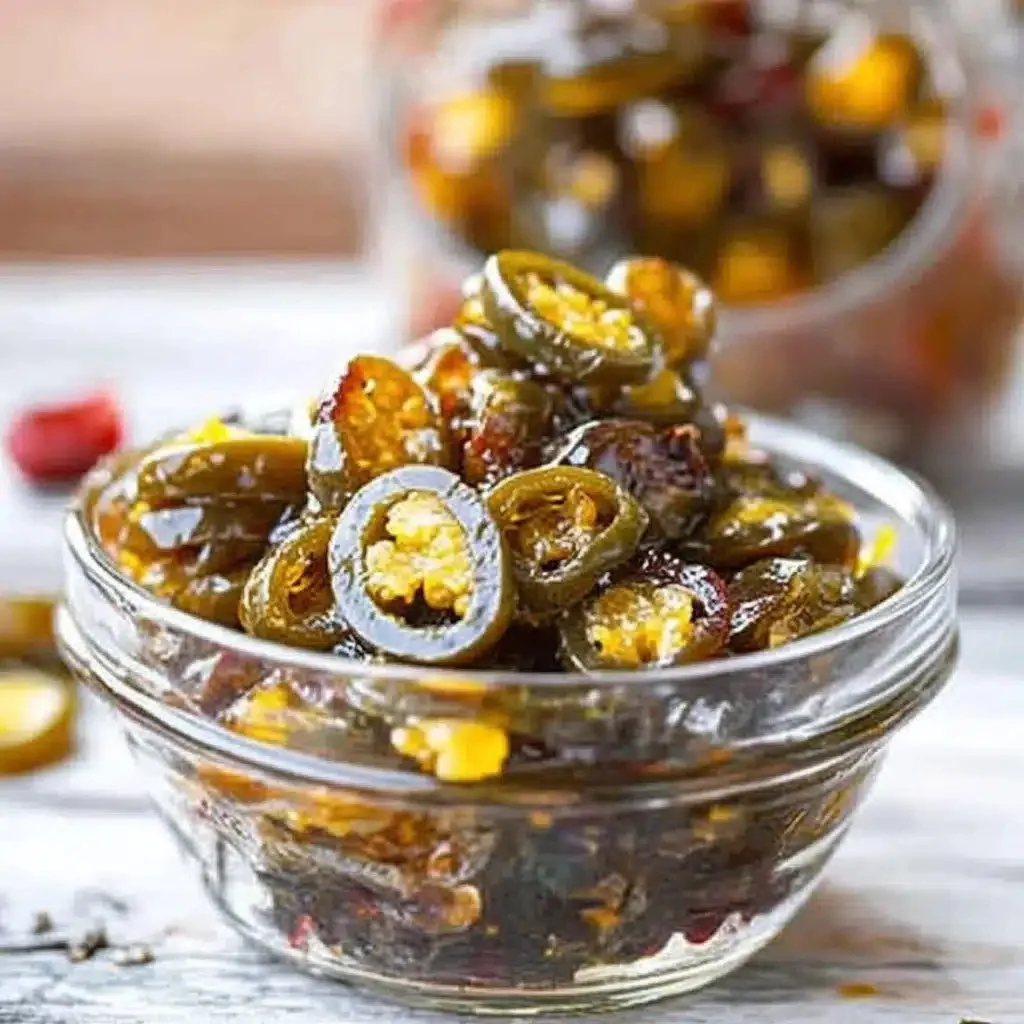 Cranberry Jalapeño Cowboy Candy - sweet and spicy snack