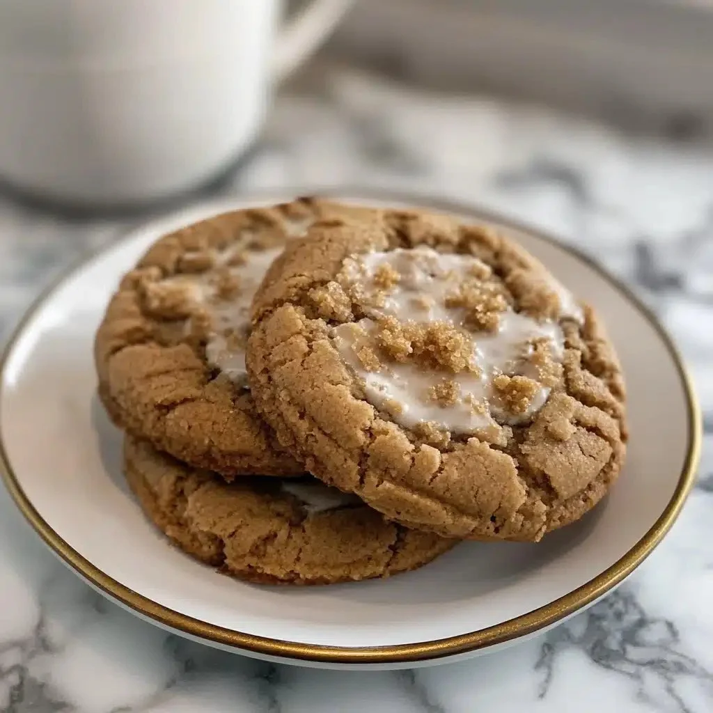 Plate of Gilmore Girls-inspired coffee cake cookies ready for enjoying