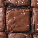 Delicious Butter Mochi Brownies with a fudgy and chewy texture.