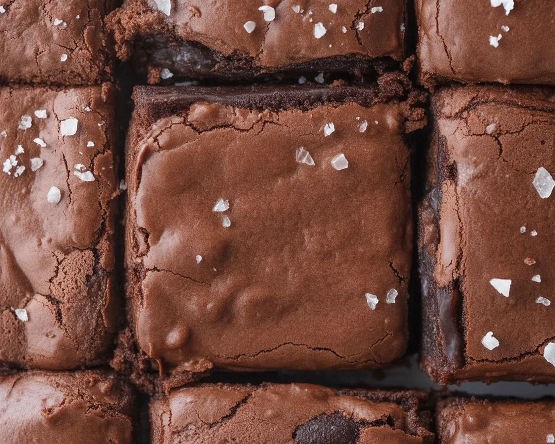 Delicious Butter Mochi Brownies with a fudgy and chewy texture.