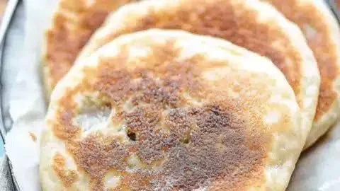 Delicious Hotteok - Korean sweet pancakes filled with nuts and brown sugar