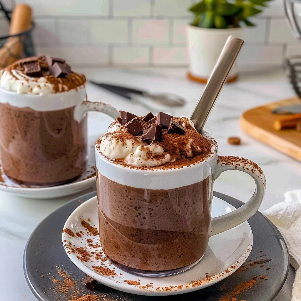 A bowl of delicious Mexican hot chocolate topped with whipped cream and cinnamon.
