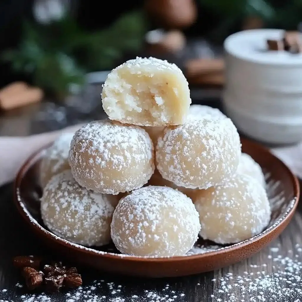 Deliciously soft condensed milk bites on a plate, ready to be enjoyed.