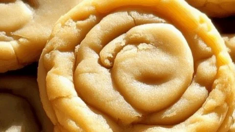 Thick and chewy peanut butter cookies on a plate, freshly baked and delicious.