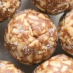 Keto fat bomb snack on a wooden board, showcasing delicious low-carb ingredients.