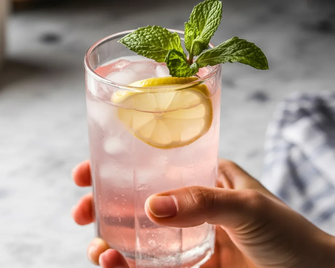 Refreshing Pink Salt Trick Recipe for Women with Himalayan salt and lemon for weight loss