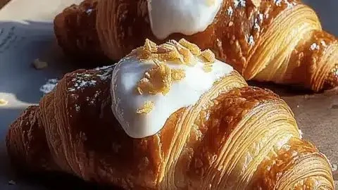 Shahi Tukda Croissant, a fusion dessert combining traditional flavors in a flaky pastry.
