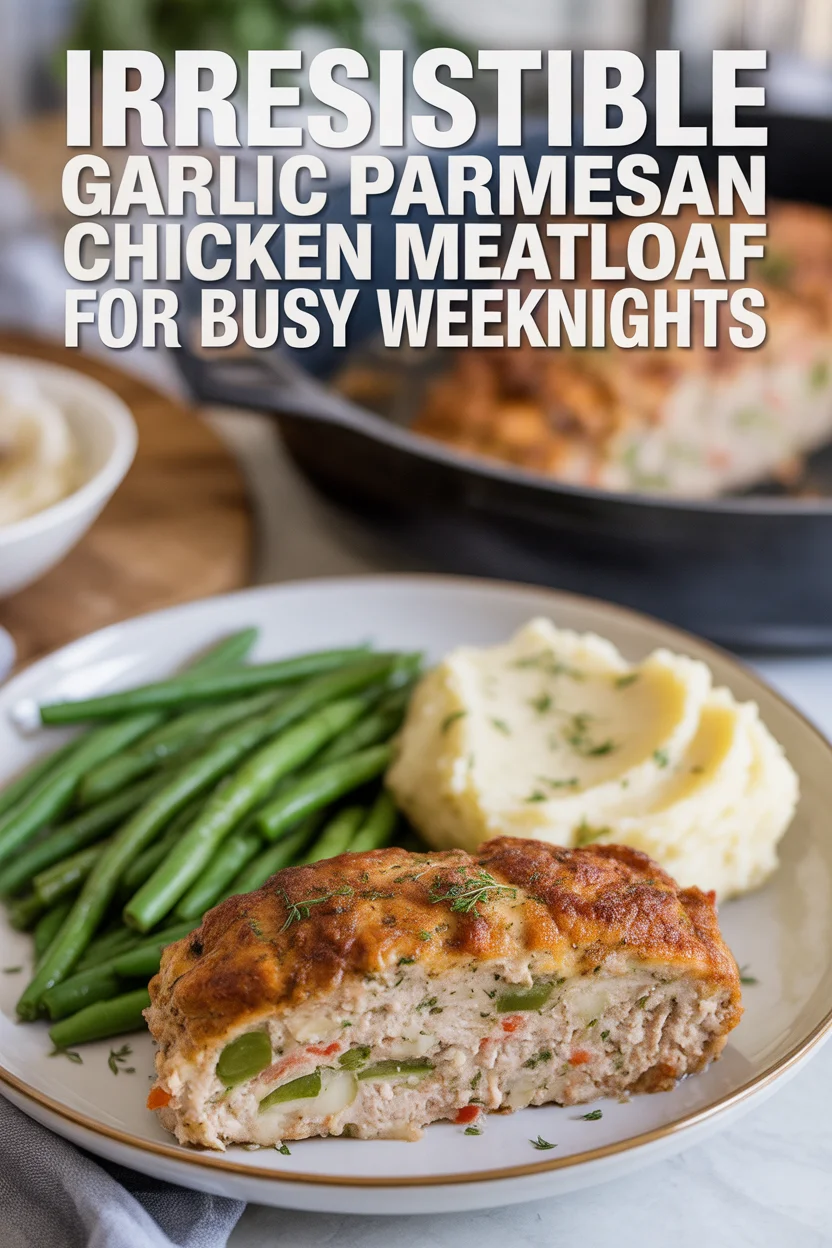 Irresistible Garlic Parmesan Chicken Meatloaf for Busy Weeknights
