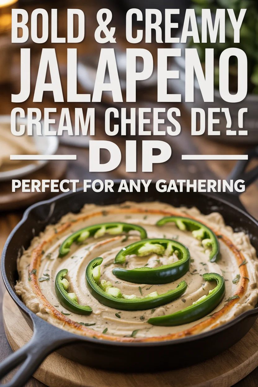 Bold & Creamy Jalapeno Cream Cheese Dip – Perfect for Any Gathering