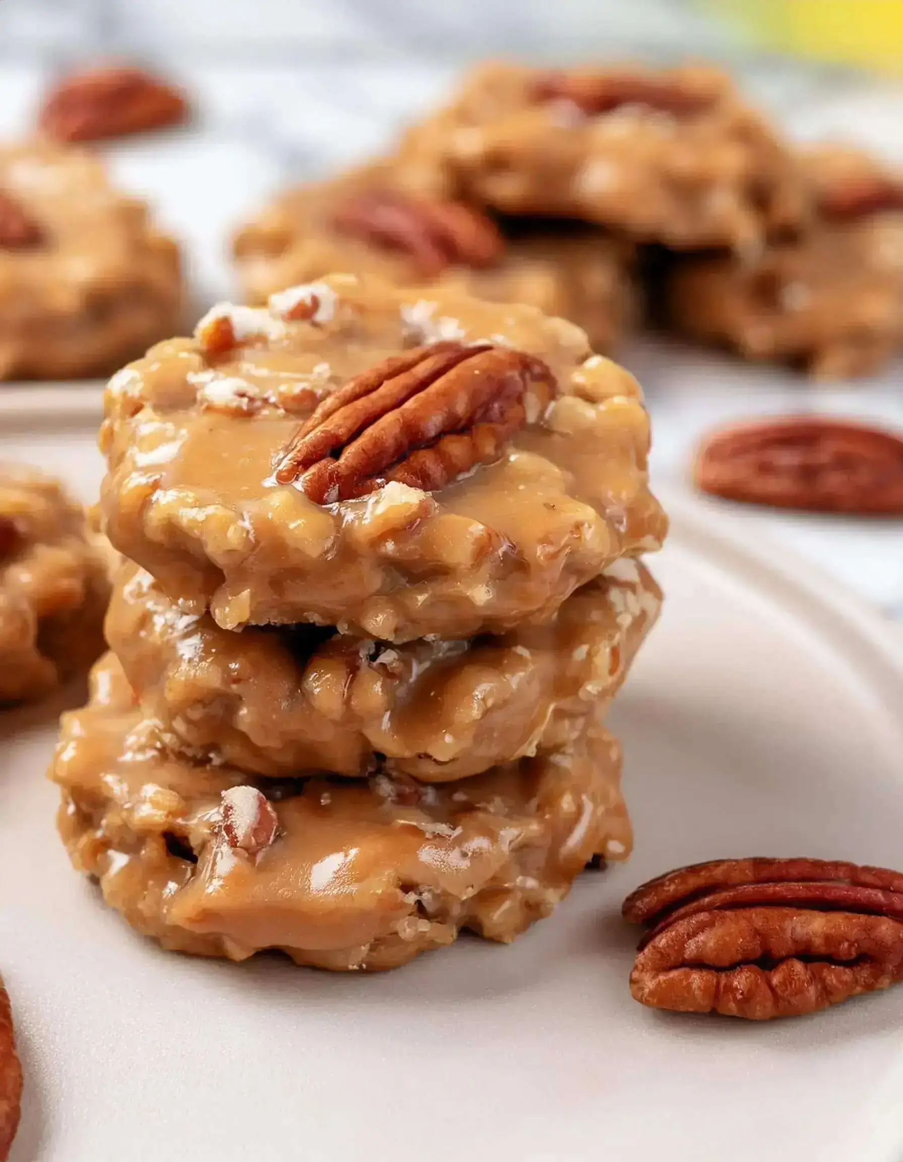 Irresistible No Bake Coconut Pecan Praline Cookies Everyone Will Love