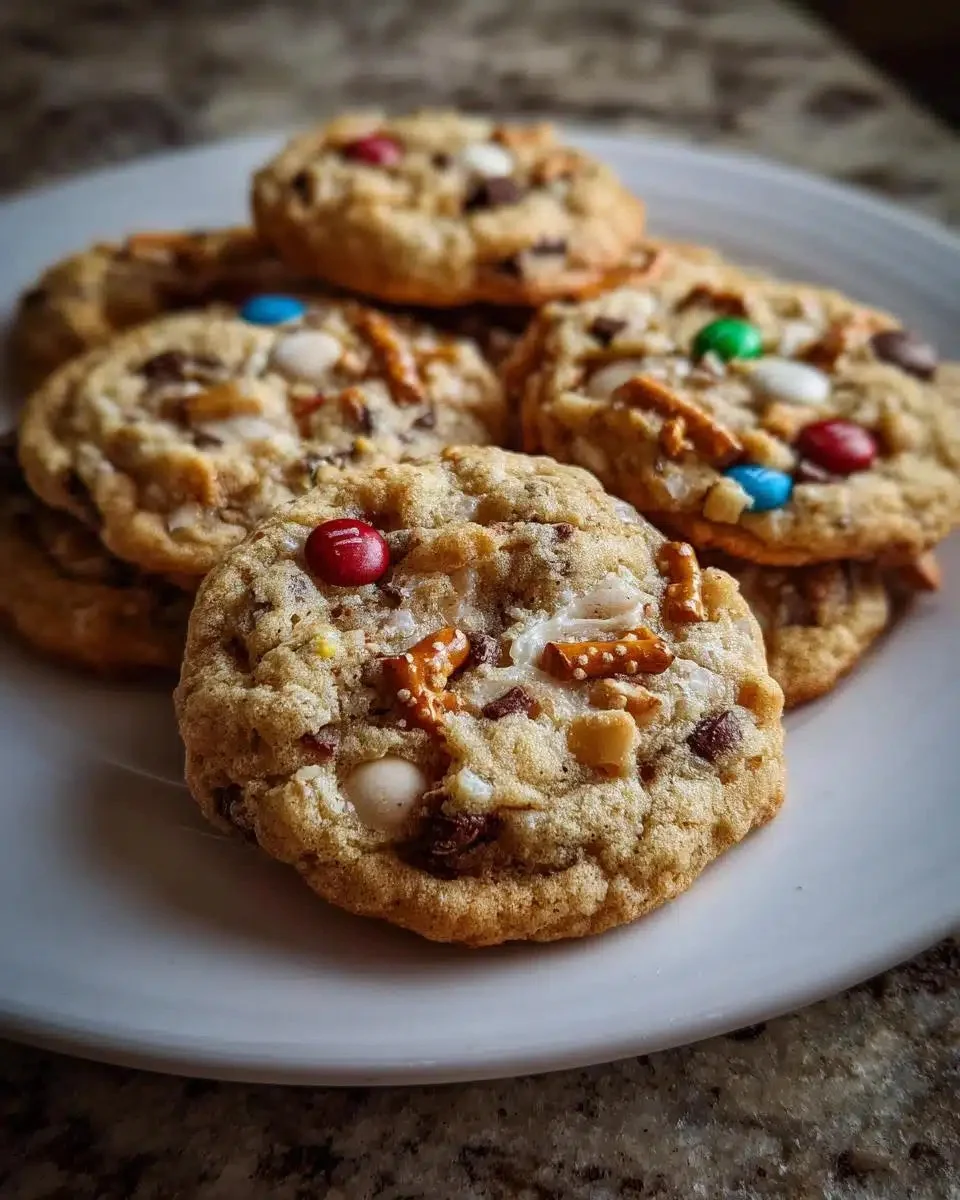 Baked Christmas kitchen sink cookies with festive decorations