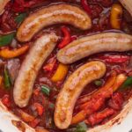 baked sausage peppers and onions