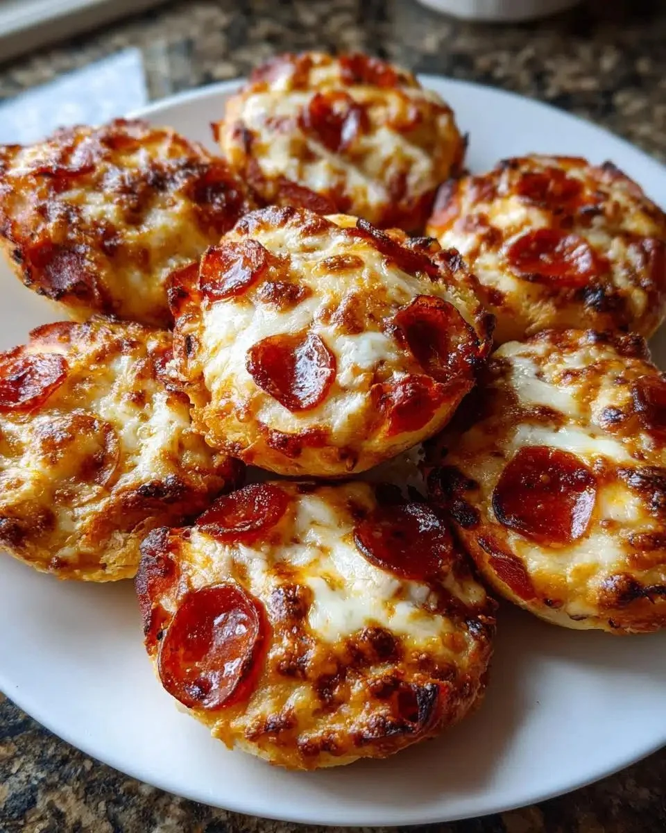 Festive Christmas Pizza Bites appetizer for holiday celebrations.