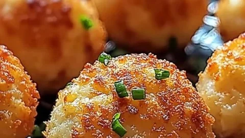 Crispy cheese jalapeno balls served as a delicious snack