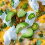 Cheesy beef enchilada tortellini skillet ready to serve in 25 minutes