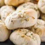 Garlic Parmesan Bread Bites served with marinara sauce