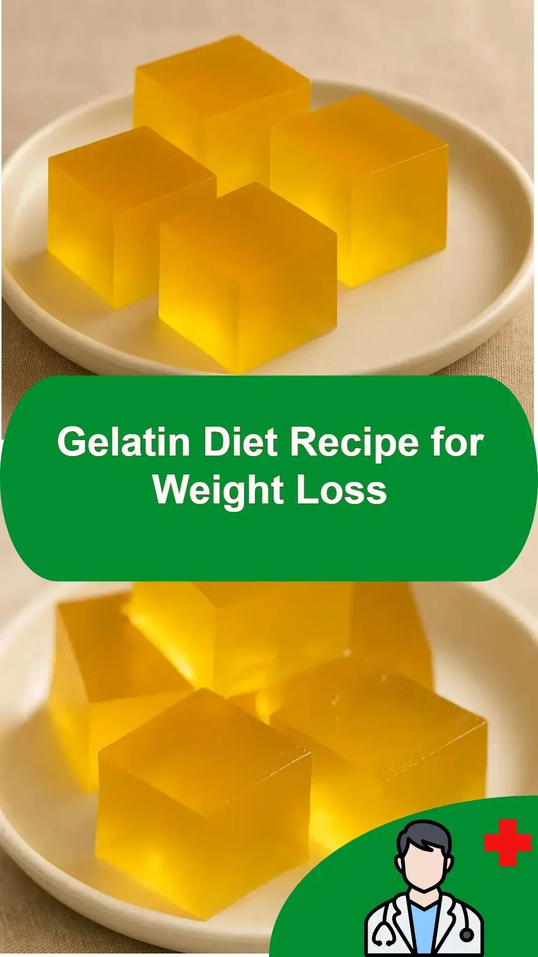 Healthy gelatin diet recipe for effective weight loss