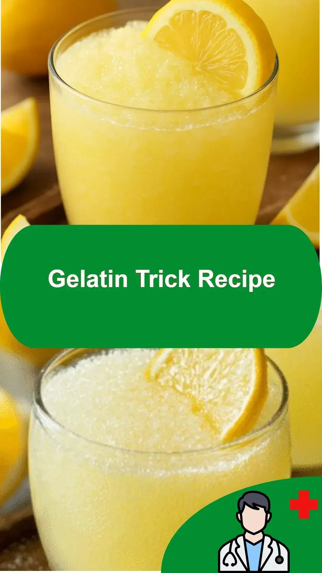 Person demonstrating the gelatin trick for culinary creativity