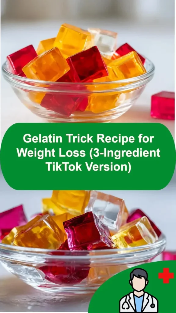 Delicious desserts made using the gelatin trick for wobbly treats