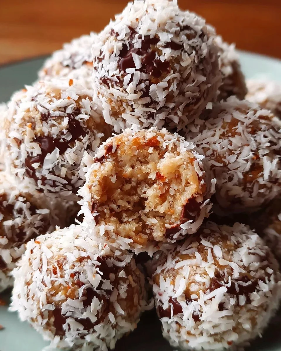 Delicious Newfoundland Snowballs dessert on a plate