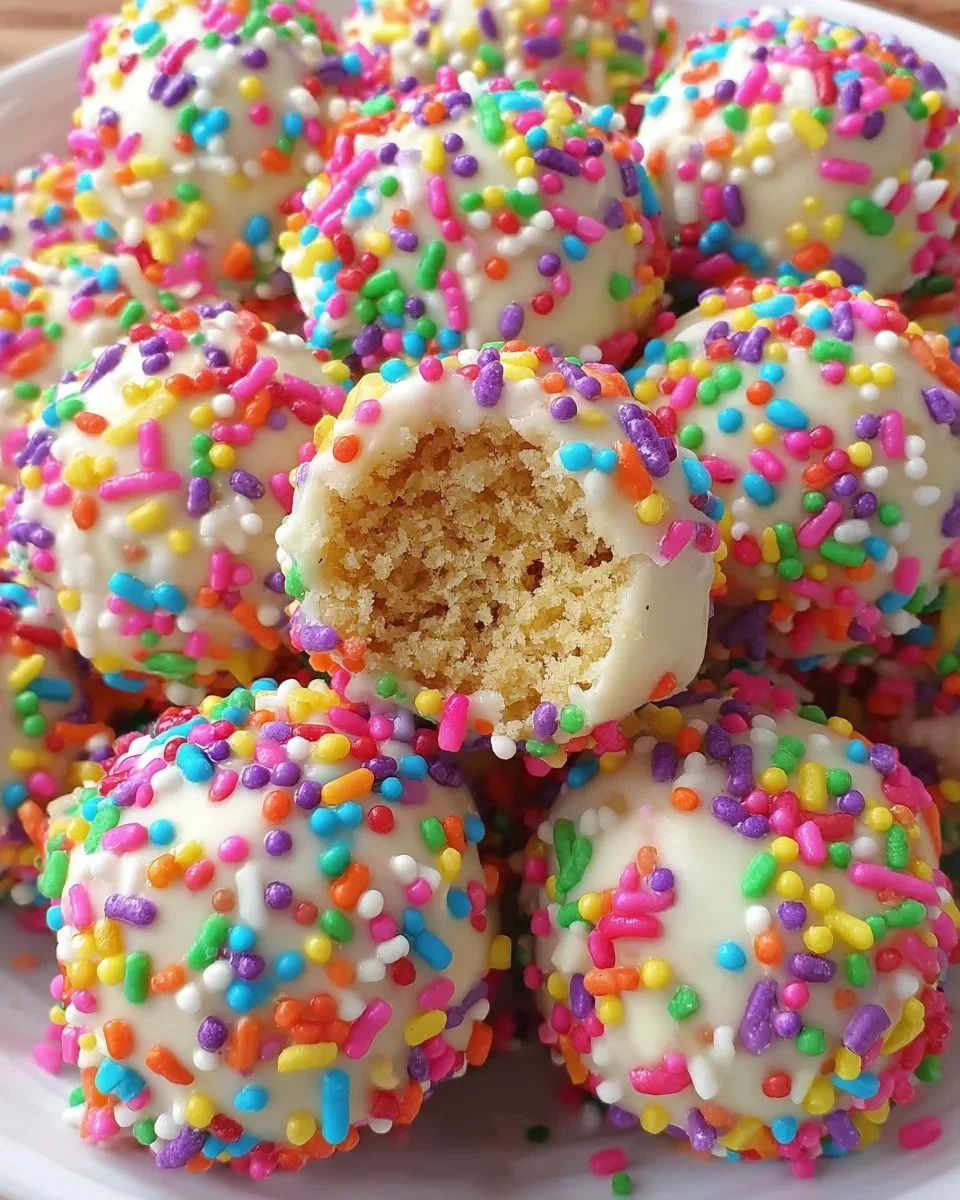 White chocolate unicorn farts candy with colorful sprinkles