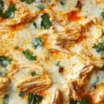 Delicious Buffalo Chicken Dip served in a dish, perfect for parties