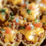 Delicious Taco Ranch Bites served with sour cream dip